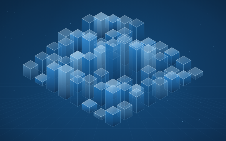 Illustration of isolated tenant dashboards served by one analytics core