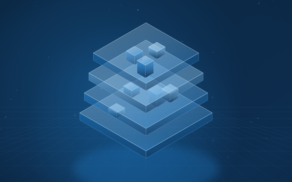 Abstract illustration of AI requests passing through inspection and masking stages