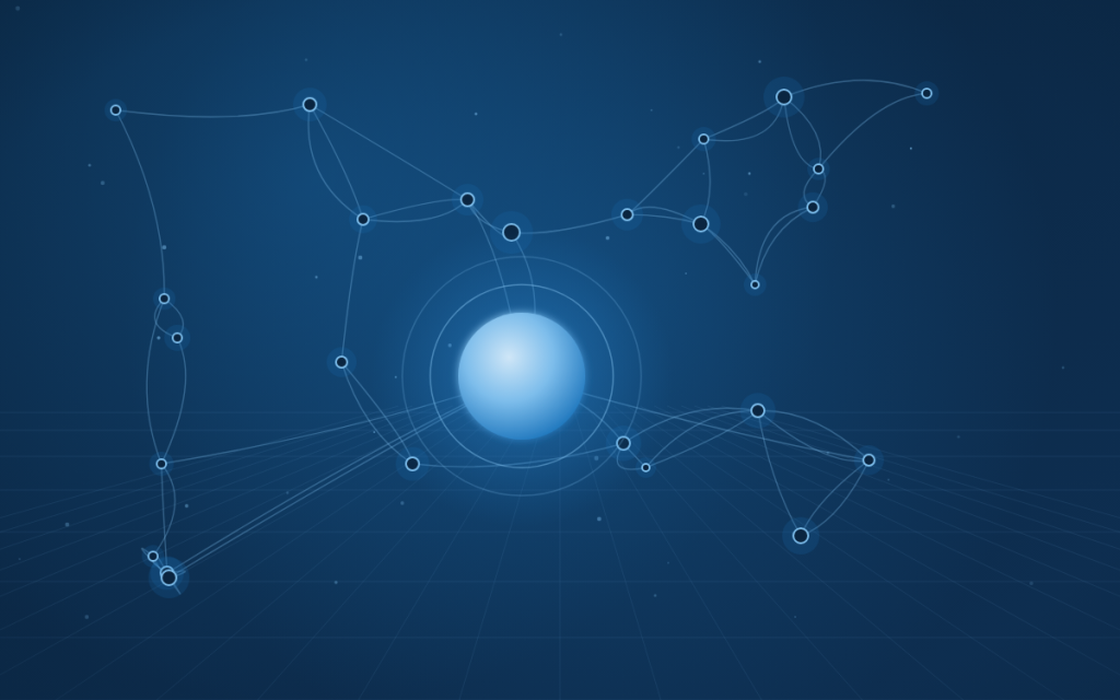 Layered illustration of decisioning, analytics and lineage tiers
