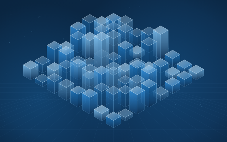 Abstract illustration of monitoring panels for a workflow platform