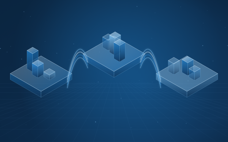 Abstract illustration of reconciled financial data
